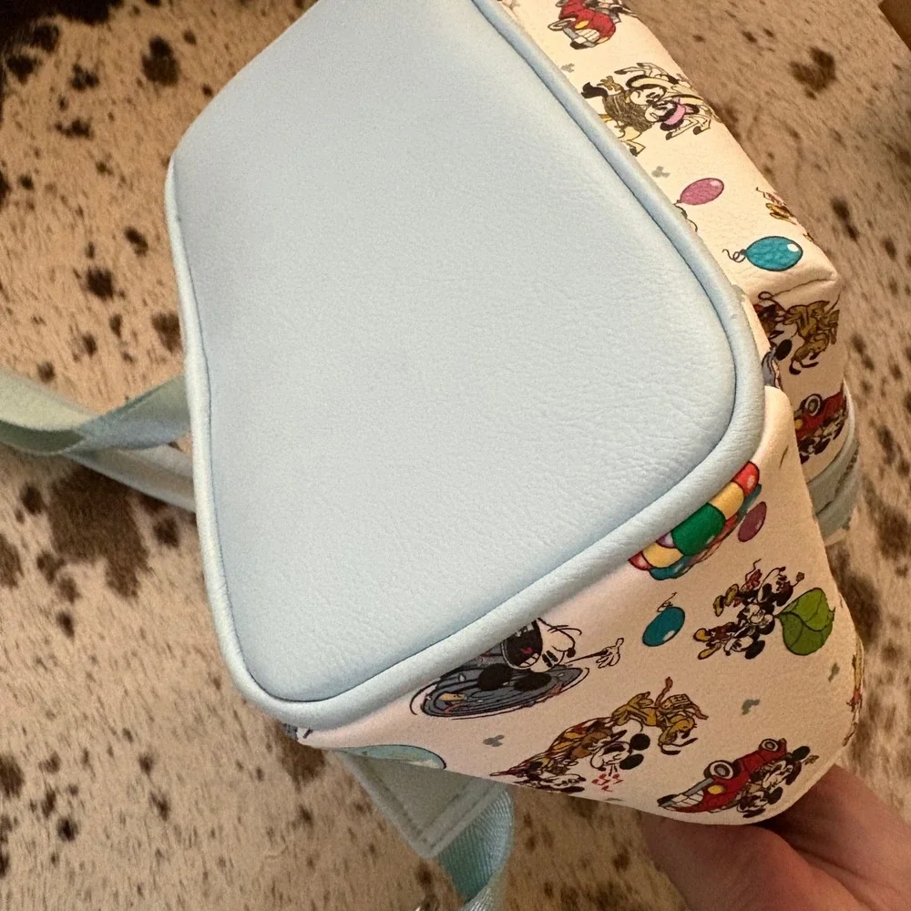 Disney Parks Loungefly Mickey & Minnie's Runaway Railway‎ Mini Backpack